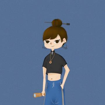 レイブンクローの魔法少女の日常スタイル