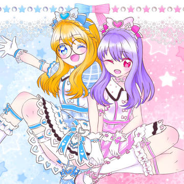 星妹&小璃PC CP圖~(ฅ´ω`ฅ)