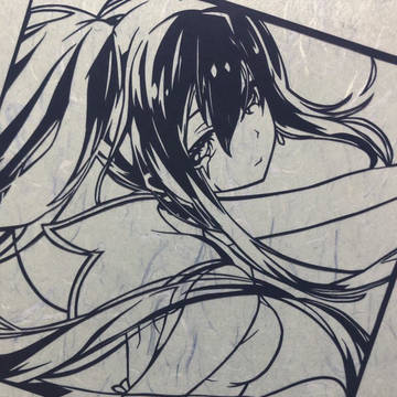 オンディーヌの泪【切り絵】