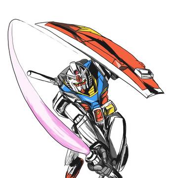 ファーストガンダム　例のポーズ