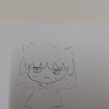 女の子 落書き