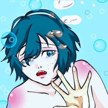 苦しむ男の子