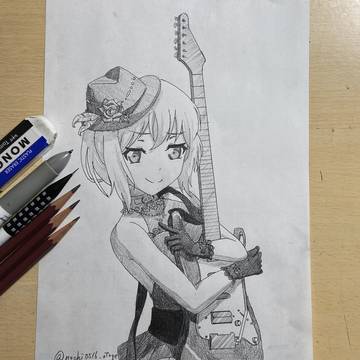 青葉モカ　模写