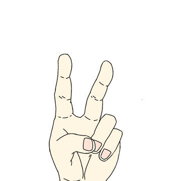 手