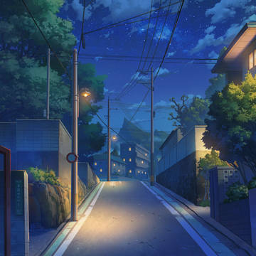 夜晚气氛