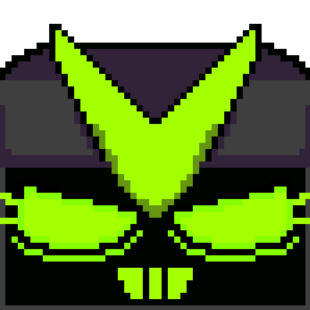 Pixel painting：virus_8bit
