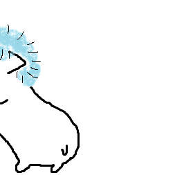 りきハムちゃんがしっぽピコピコしてるだけ