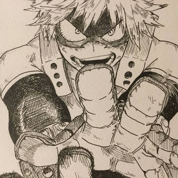一発描き