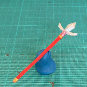 木彫の十文字槍