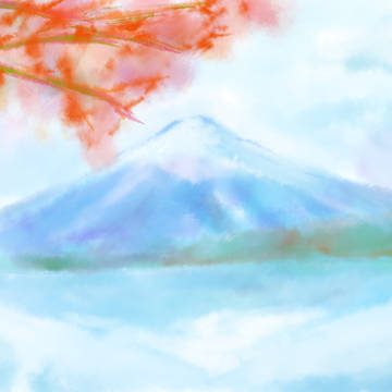 逆さ富士