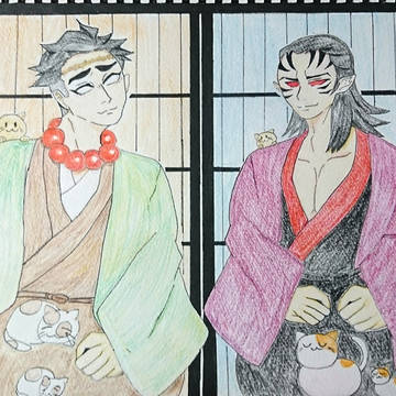 悲鳴嶼さんと響凱さん