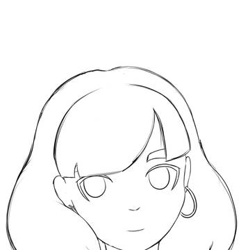 Sketch of a girl