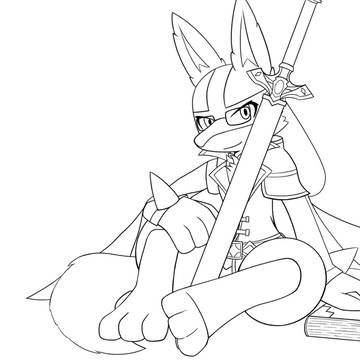 Line art finished