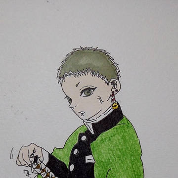 オリジナル柱描いてみた