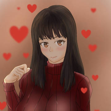 女の子描いてみました！