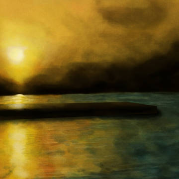 夕日
