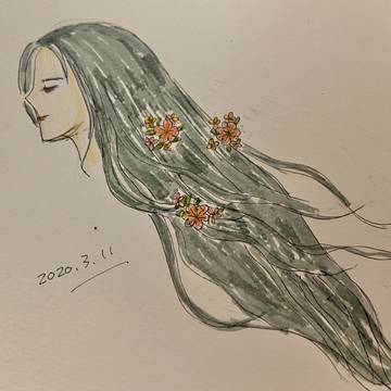 髪の毛。ただひたすら髪の毛。