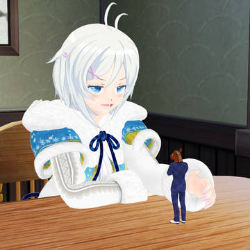 喫茶店シリーズ シロちゃんミルクちゃん馬