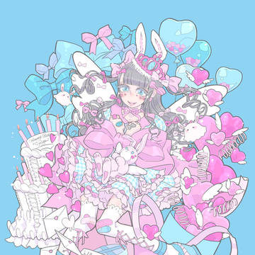 ざごしゅ　りぼんちゃん生誕イラスト