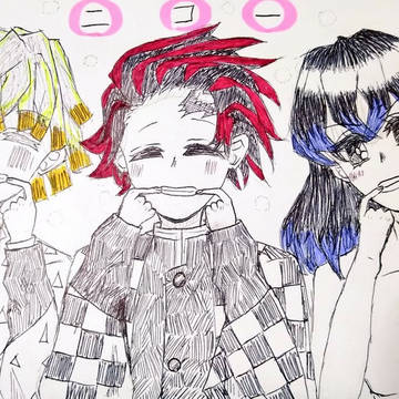 鬼滅の刃 Twitter詰め 落書き