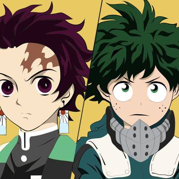 Tanjiro Kamado X Izuku Midoriya