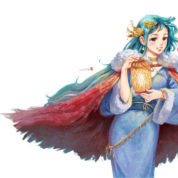 火晶灯 少女
