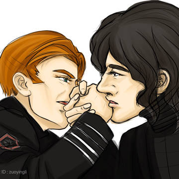 STAR WARS Hand-kissing Kylux