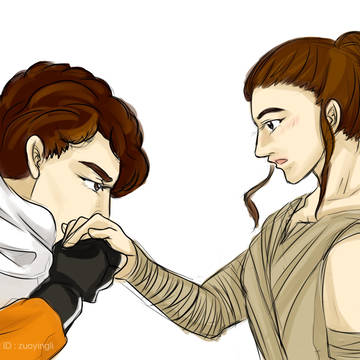 STAR WARS Hand-kissing damerey