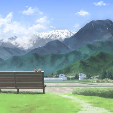 春の安曇野
