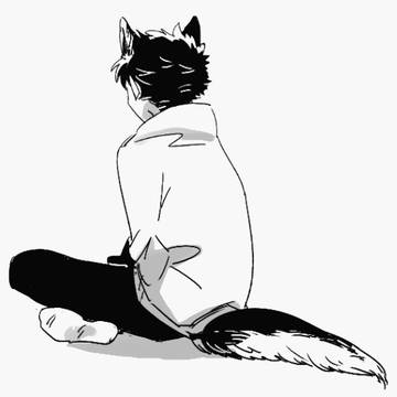 ふりふりする快斗