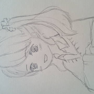 【落書き】サイドテール(遅刻