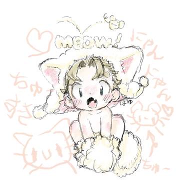 にゃんとふわふわぱんつ
