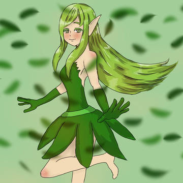 エルフの女の子