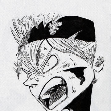 アスタ君を描きました