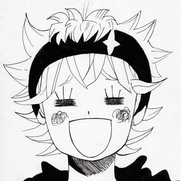 アスタ君を描きました