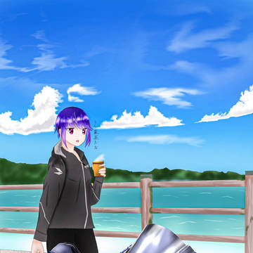 ｢しまりんR1に乗る△｣
