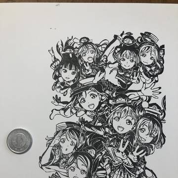 HAPPY PARTY TRAIN TOUR 消しゴムはんこ
