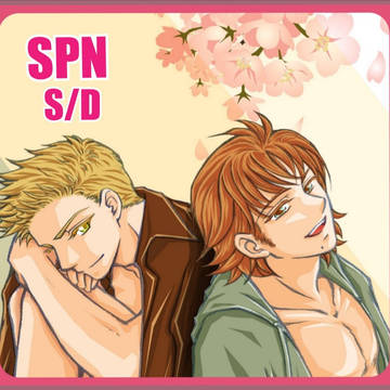 桜なサムディン。でも元は小説表紙用イラストなサムディーン。