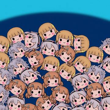 ツム〇ム風イラスト