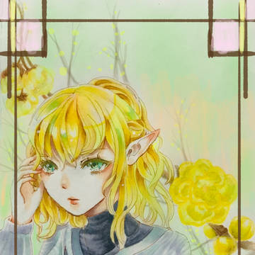 蠟梅と橋姫