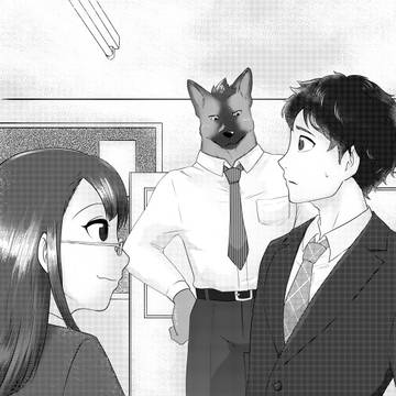 生意気な新人と指導役（小説「獣人嫌い」挿絵）