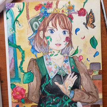 花を落とす
