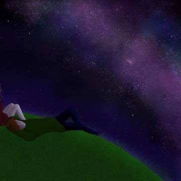 夜空イラスト