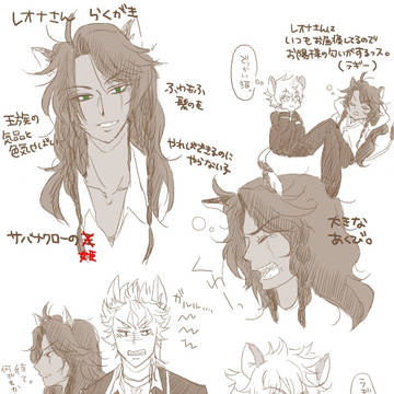 レオナさんに惚れた記念のらくがき