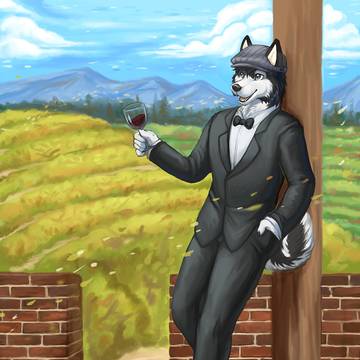 Fine wine on a fine day