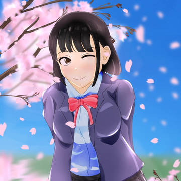 春っぽい絵を描きました！