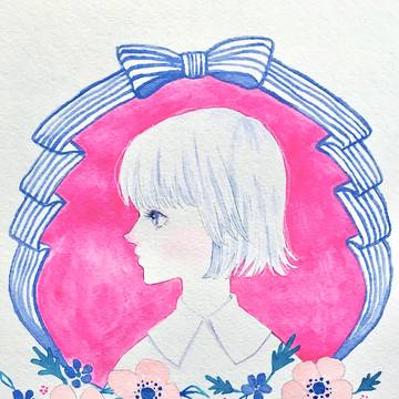 ユニコーンカラーの落書き