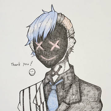 ペン画