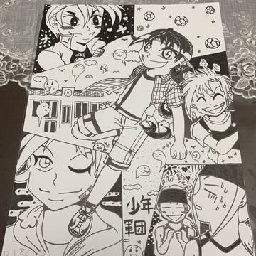 去年の8月から12月までのイラストです