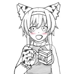 テトラとケーキ